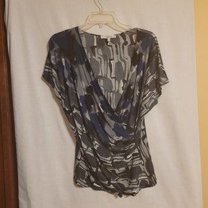 MaxMara summer V-neck wrap style shirt top, blouse